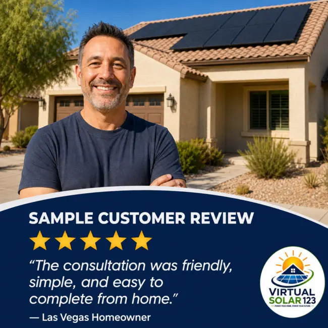 Sample review from a Las Vegas homeowner